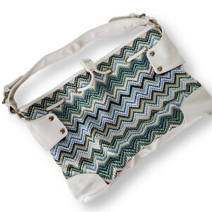 MMS Design Studio Shoulder Bag Aqua Cream